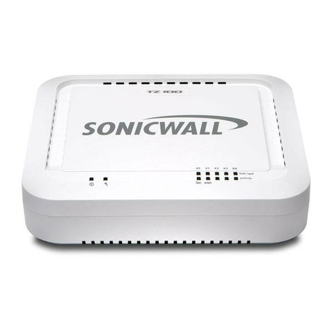 SonicWALL TZ 100 Series quick start guide SonicWALL TZ 100 Series quick start guide