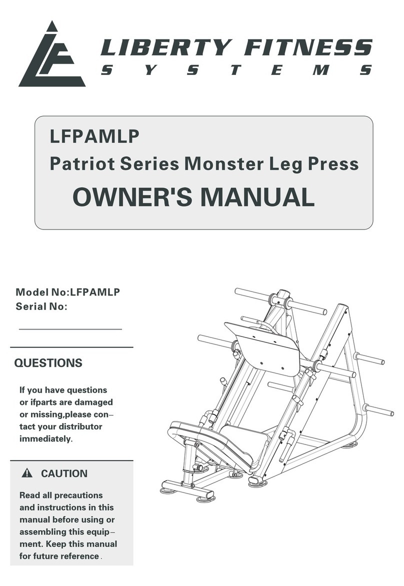 Liberty Fitness Systems LFPAMLP owner's manual