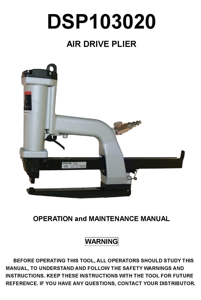 Spotnails DSP103020 Operation and maintenance manual Spotnails DSP103020 Operation and maintenance manual