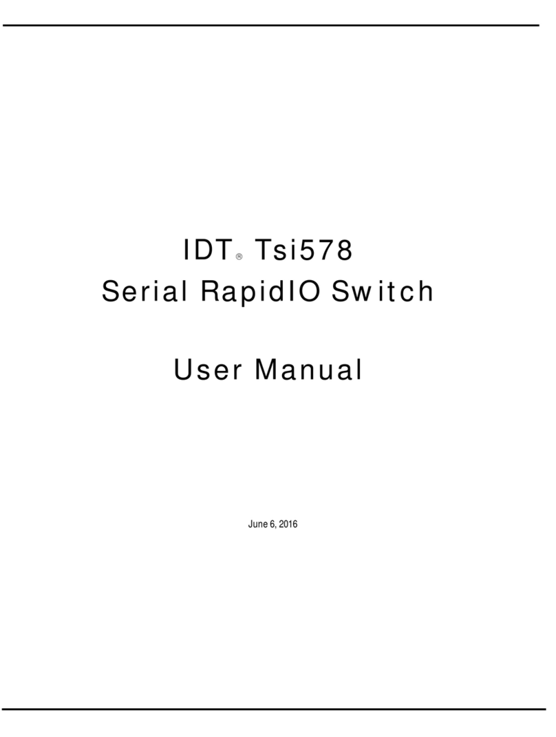IDT Tsi578 User manual
