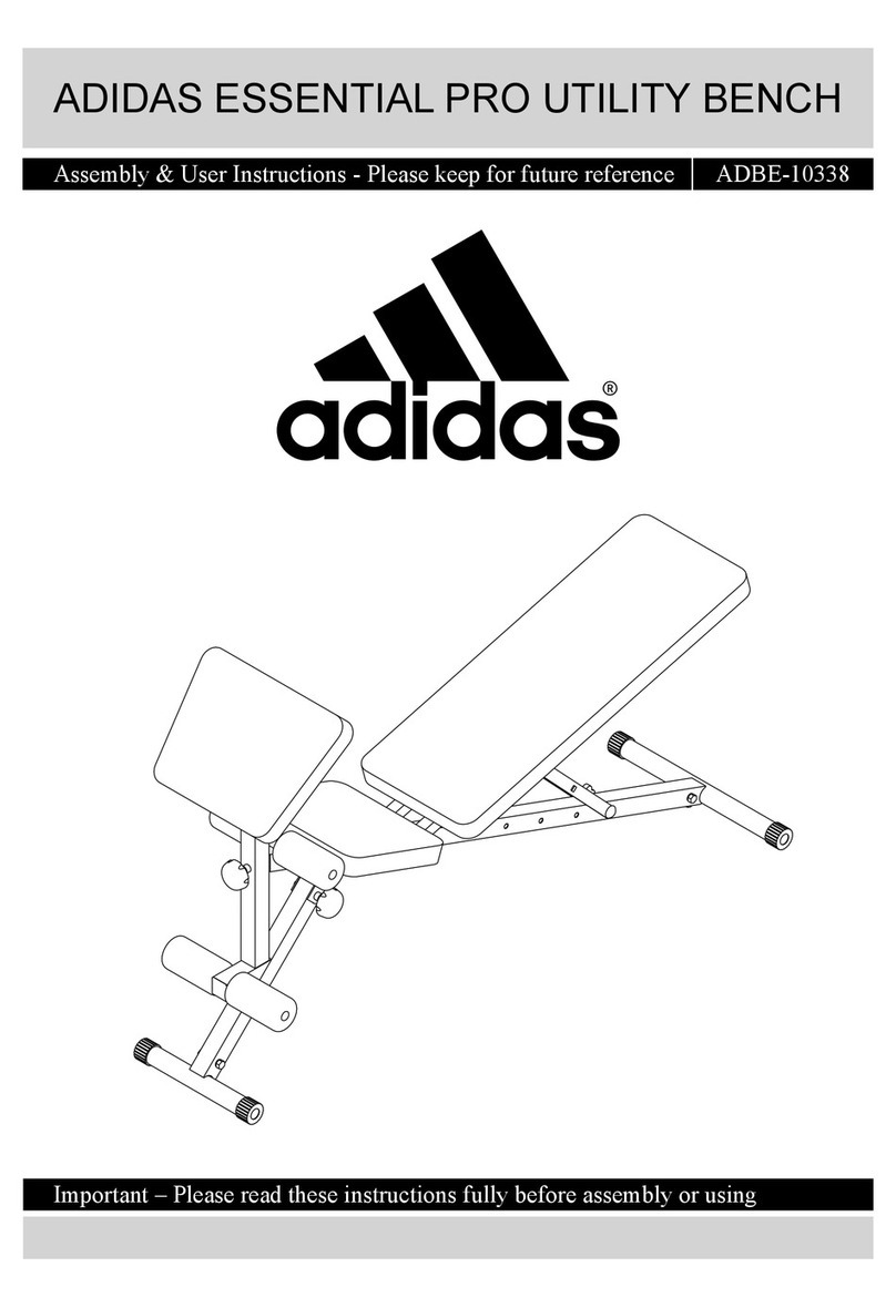 Adidas ADBE-10338 Assembly & user instructions