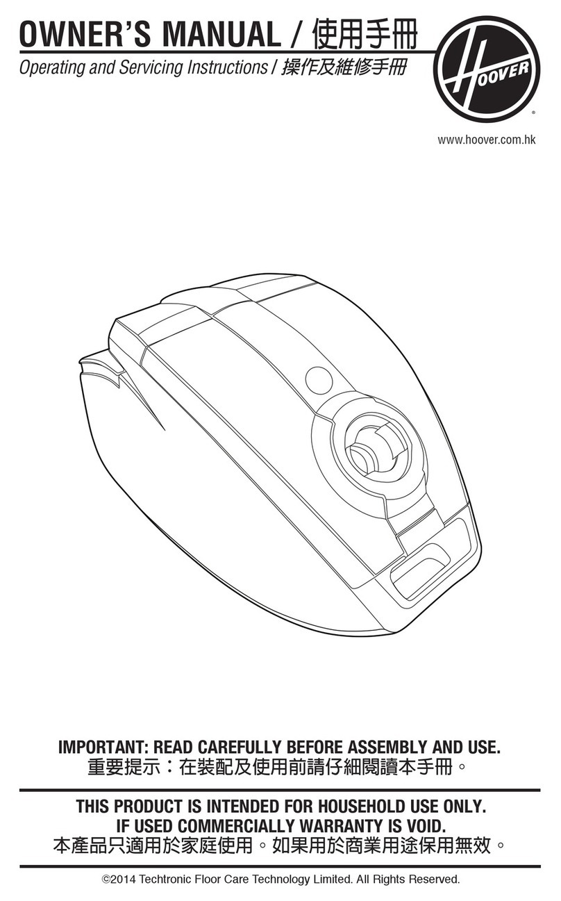 Hoover HC-420-HKA owner's manual