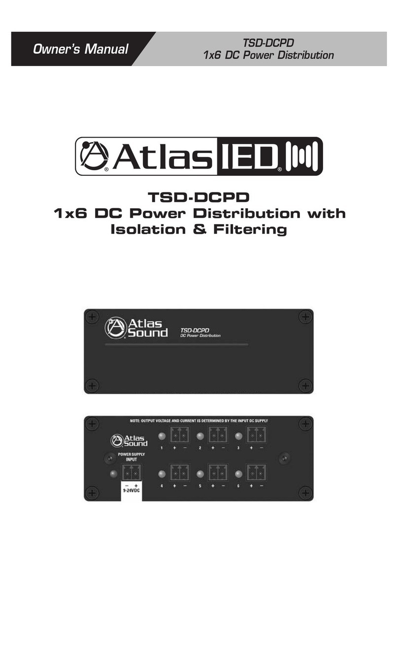 Atlas IED TSD-DCPD owner's manual