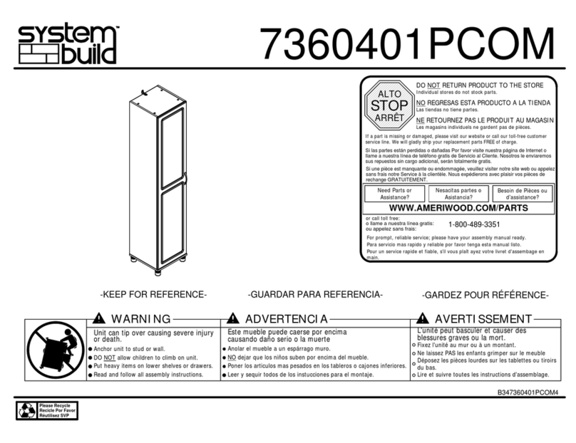 System Build 7360401PCOM User manual