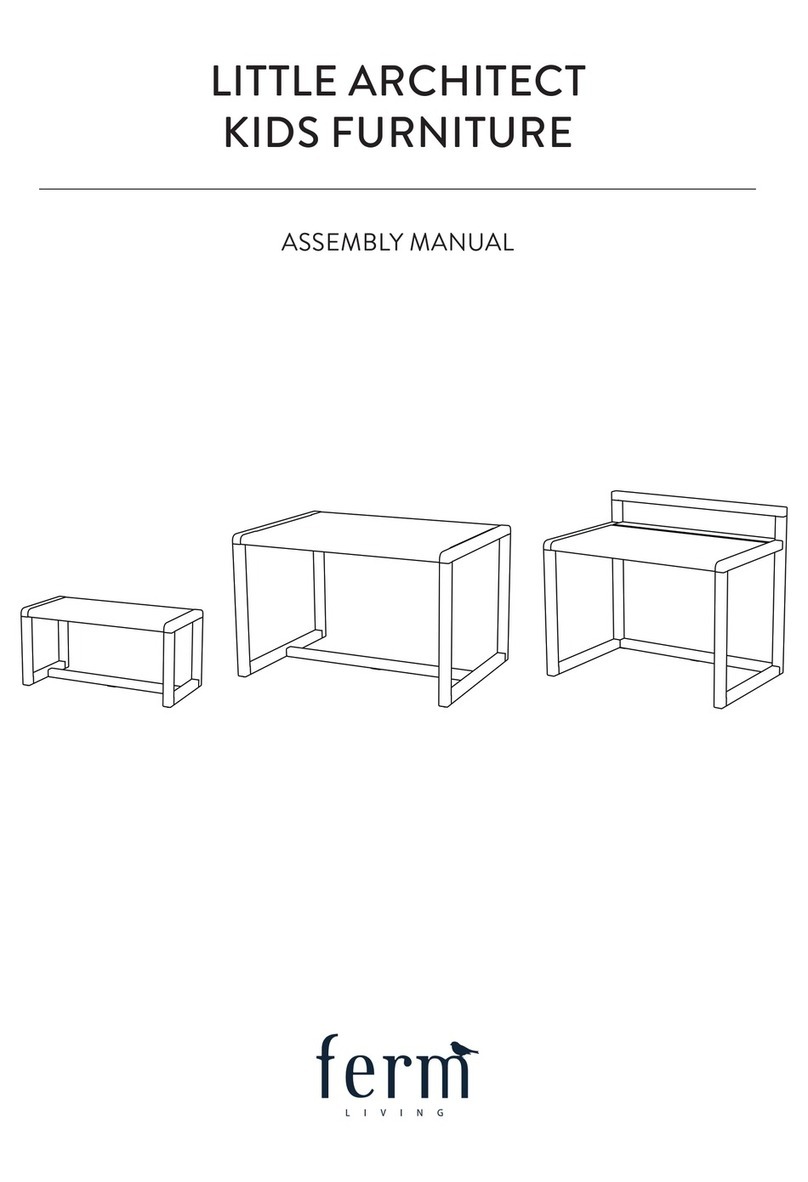 Ferm LITTLE ARCHITECT BENCH Assembly manual