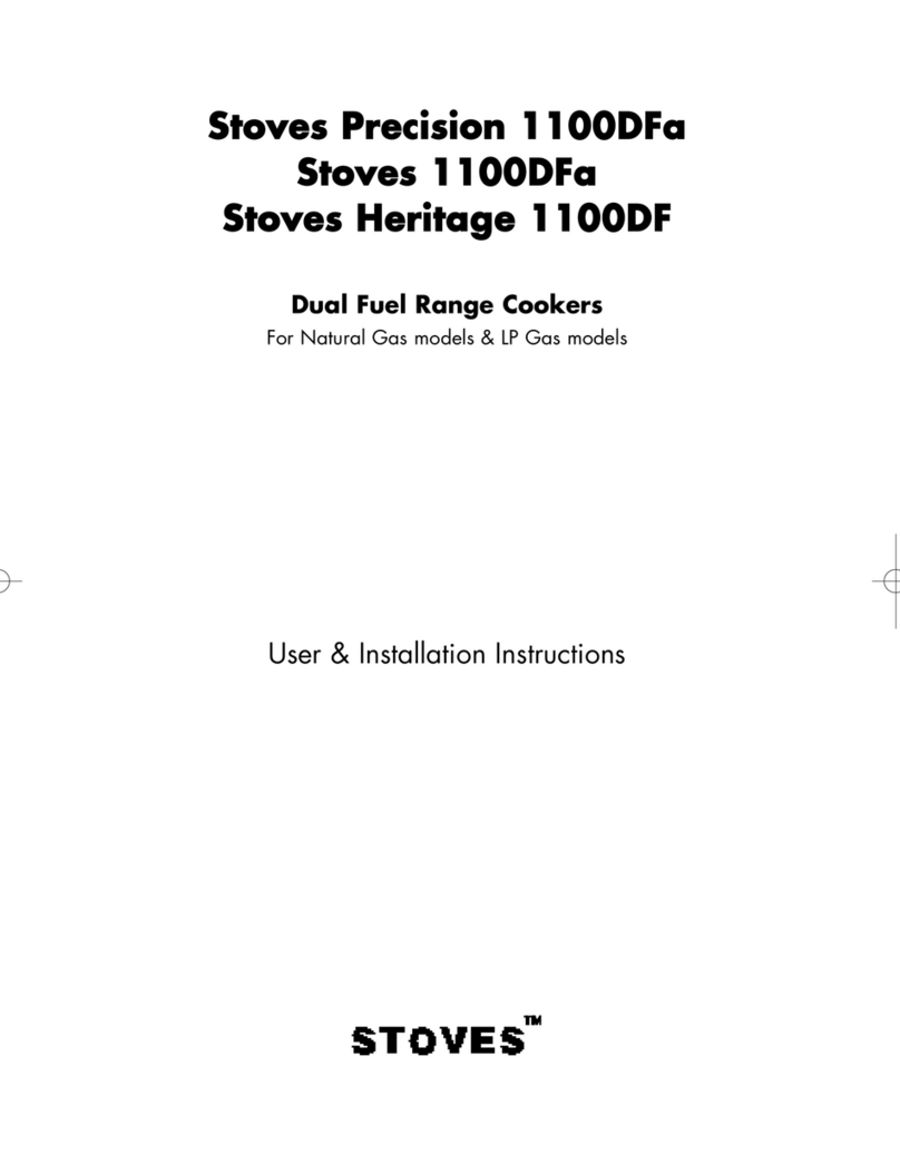 STOVES Precision 1100DFa Operating instructions STOVES Precision 1100DFa Operating instructions