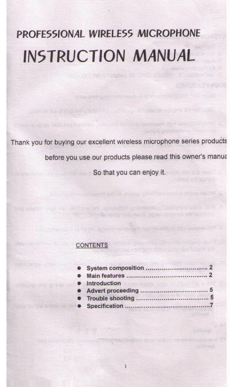 Technical Pro WM-88 instruction manual