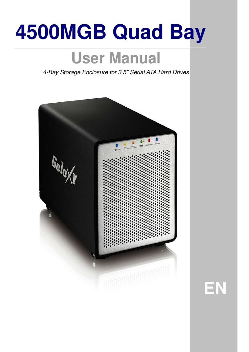 Galaxy 4500MGB Quad Bay User manual