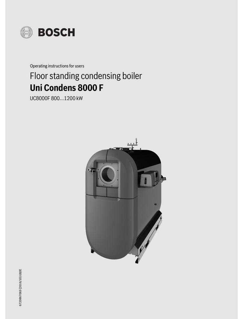 Bosch Uni Condens 8000 F UC8000F User manual