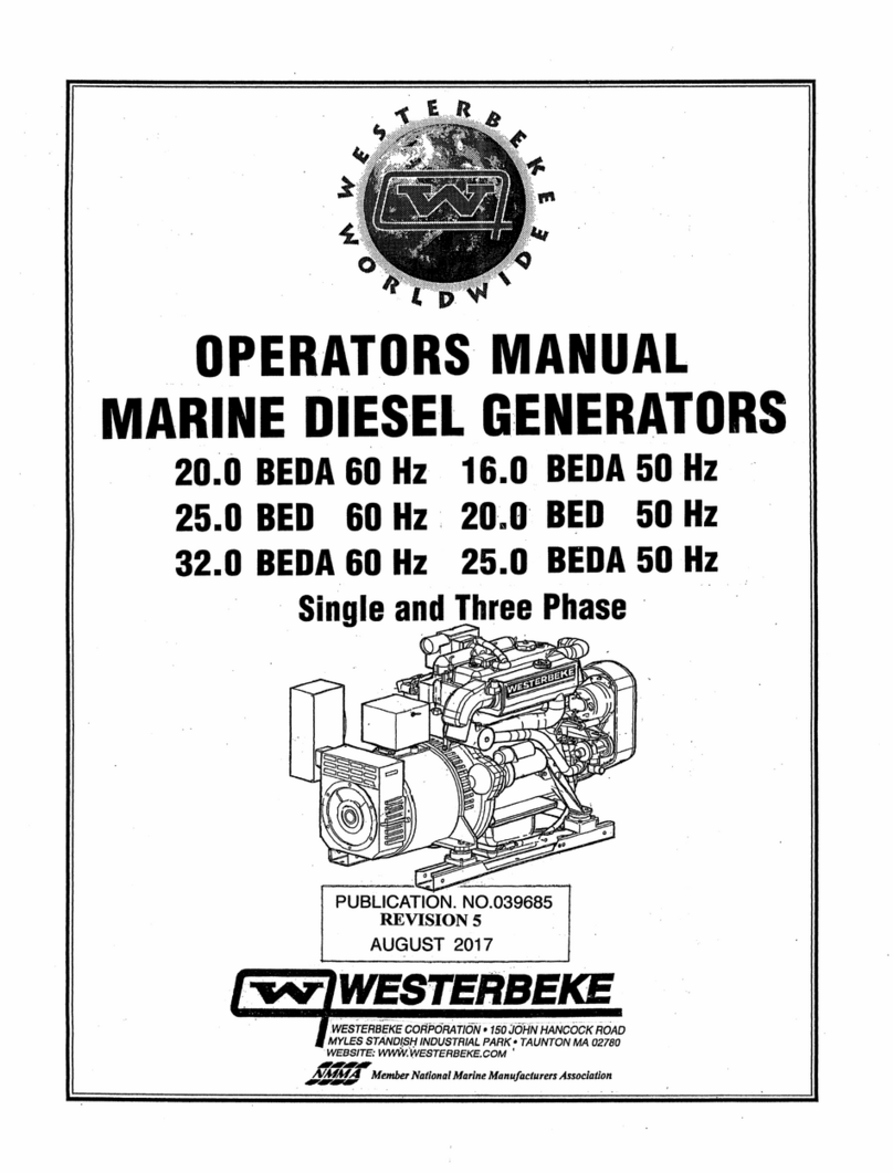 Westerbeke 20.0 BEDA User manual Westerbeke 20.0 BEDA User manual