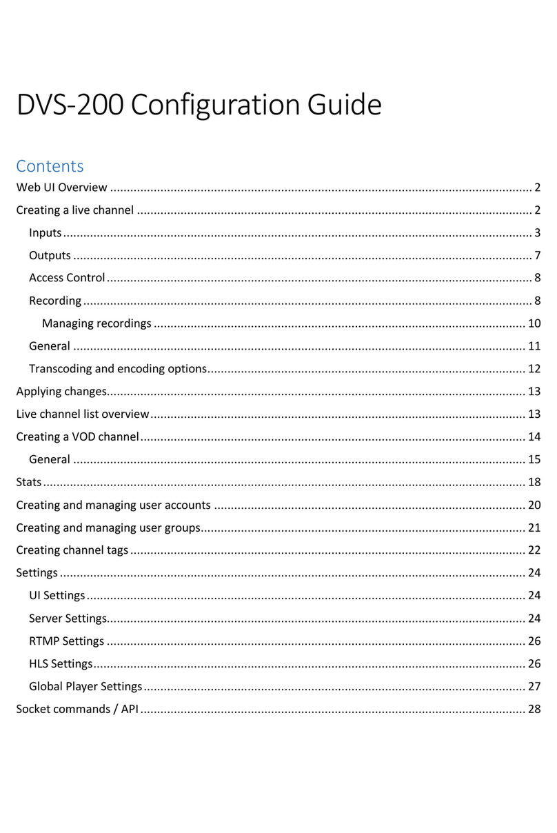 Data Video DVS-200 Configuration guide