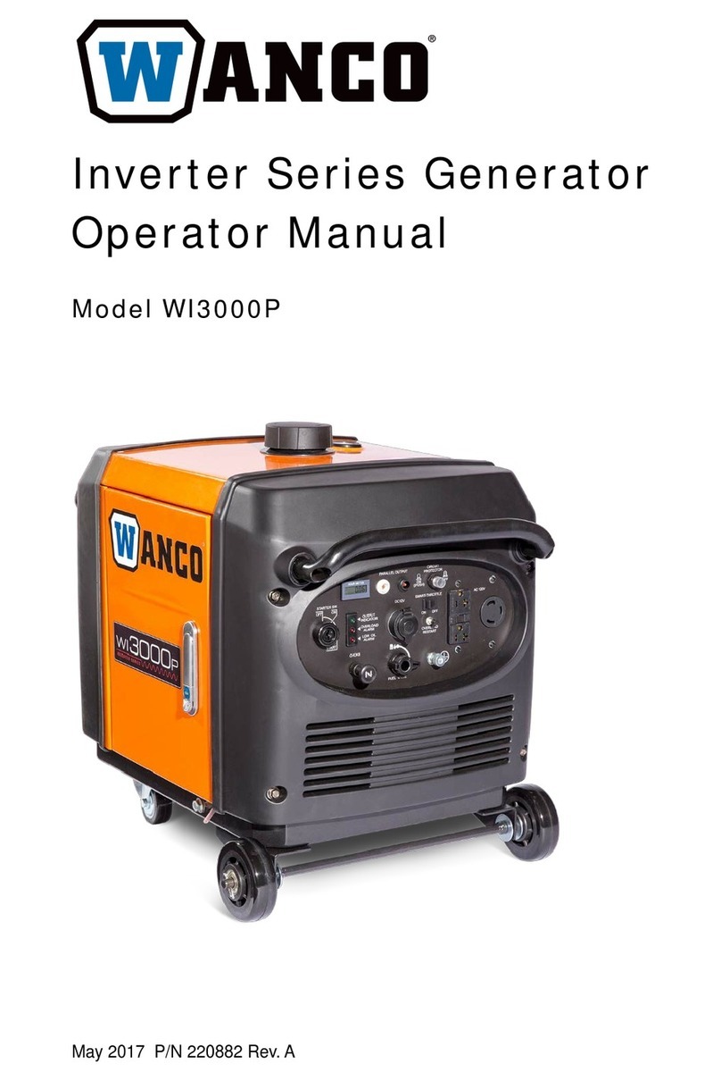 Wanco WI3000P User manual