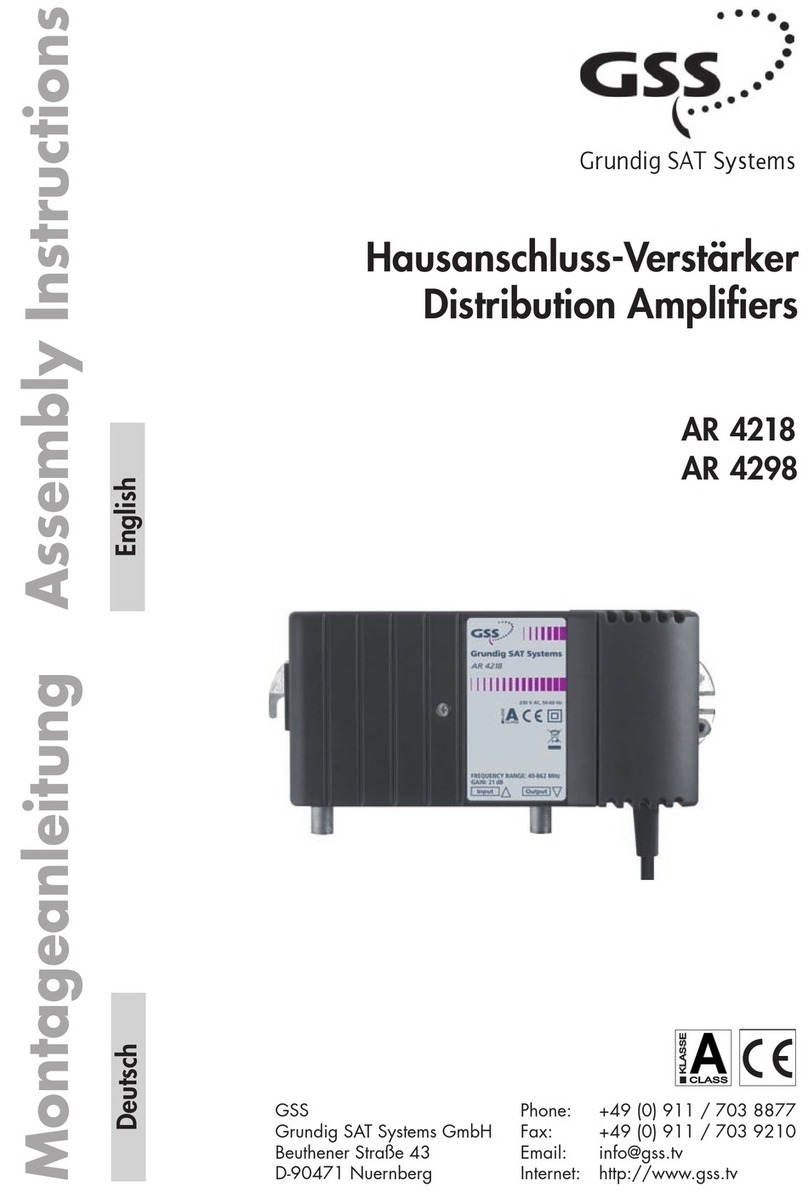 GSS AR 4218 User manual