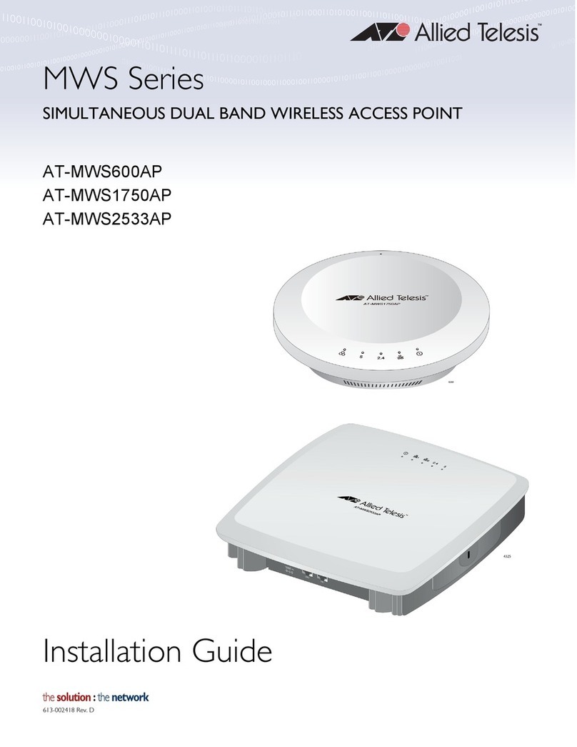 Allied Telesis AT-MWS600AP User manual