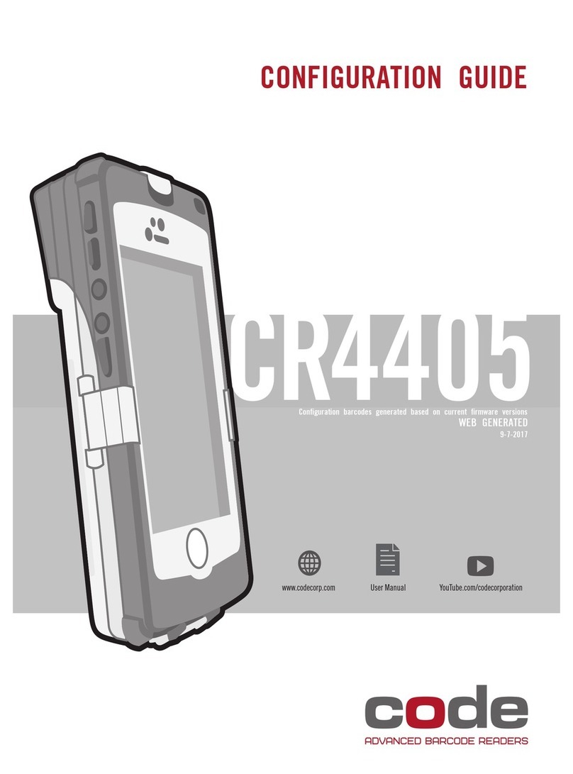 Code CR4405 User manual