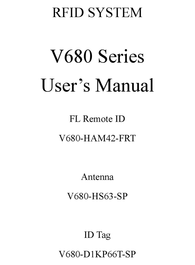 Omron V680-HAM42-FRT User manual