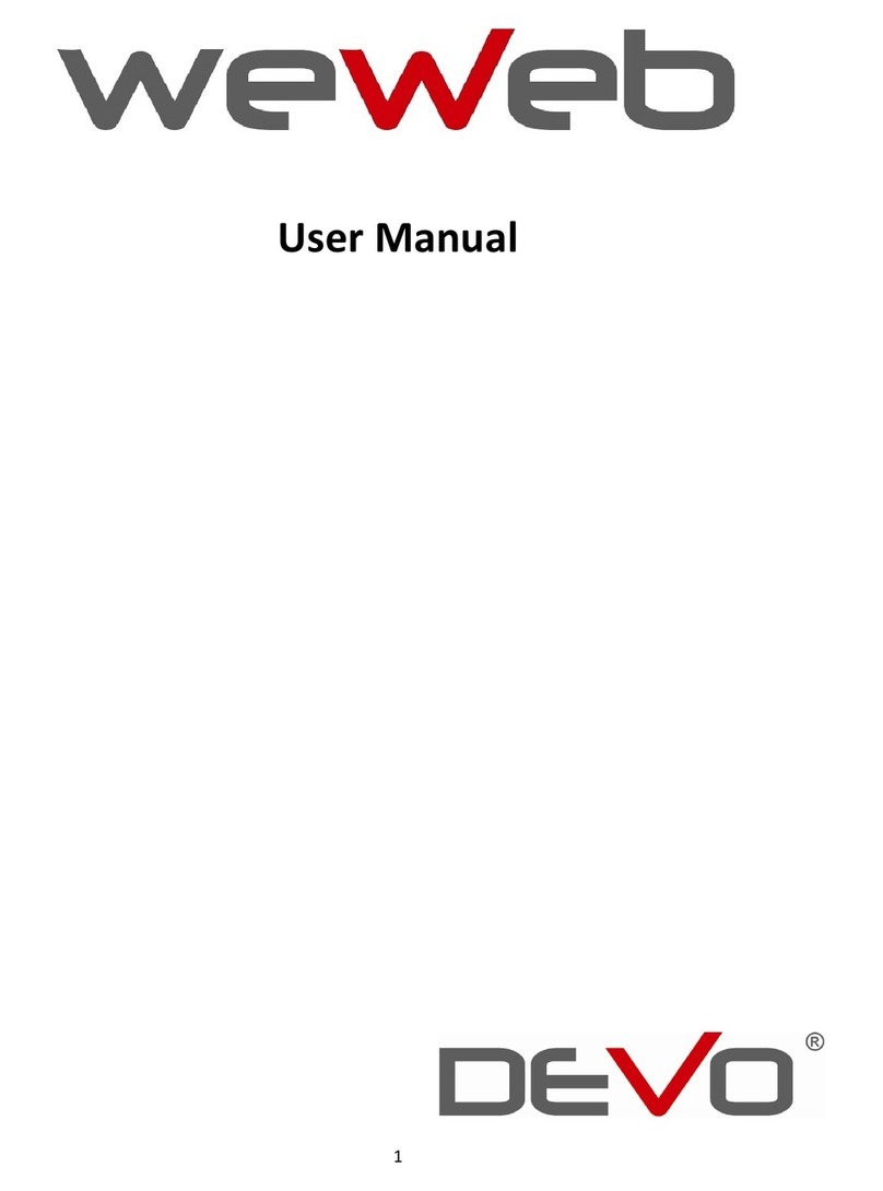 Devo WeWeb user manual