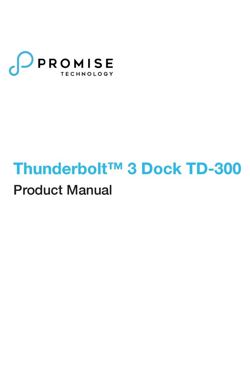 Promise Thunderbolt 3 Dock TD-300 product manual