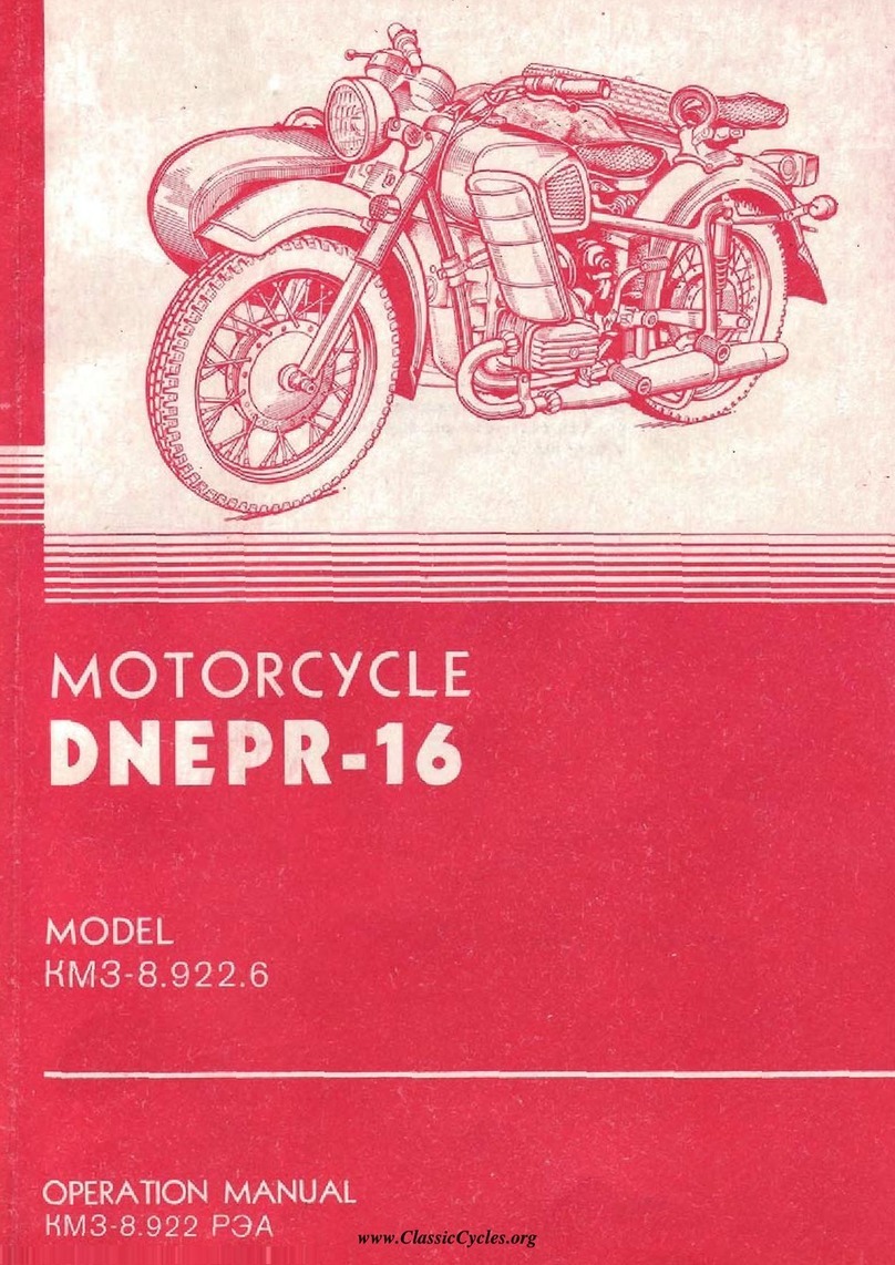 KMZ Dnepr-16 Operation manual