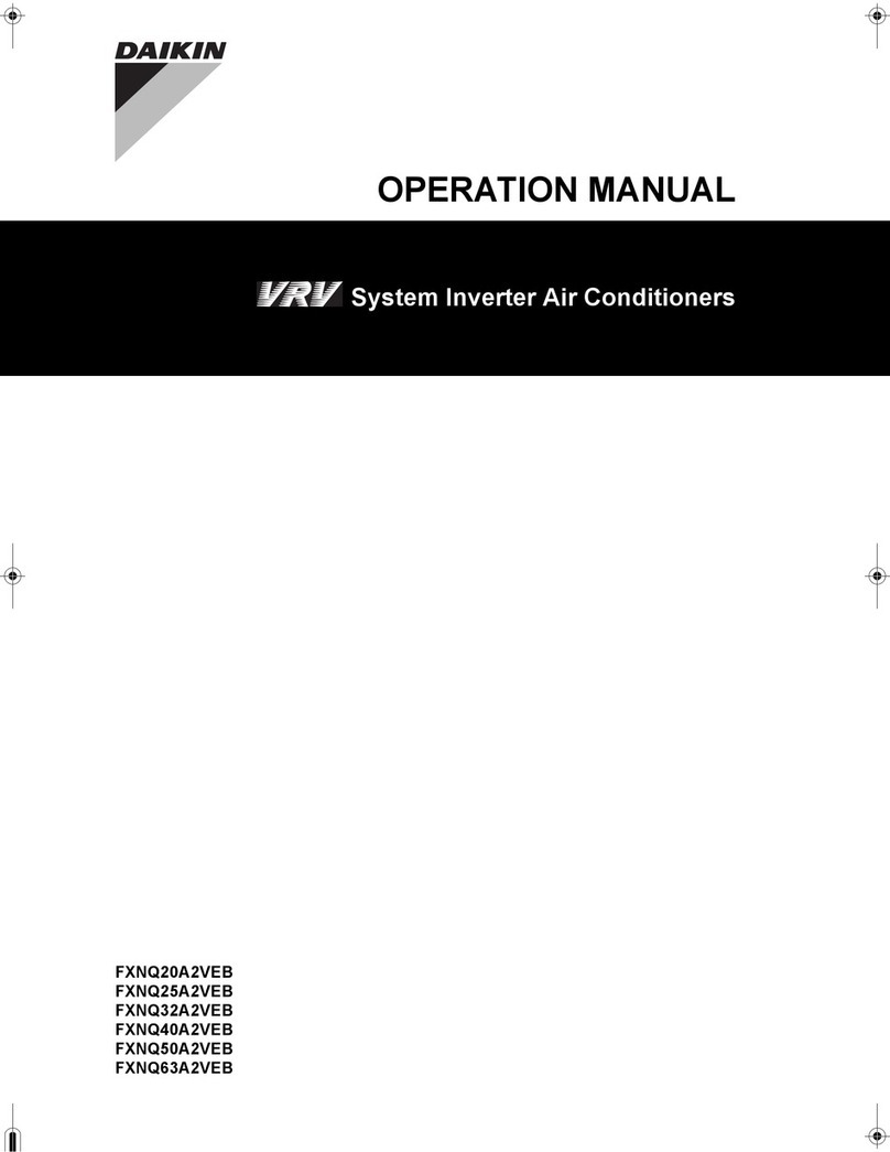 Daikin VRV SYSTEM FXNQ20A2VEB User manual
