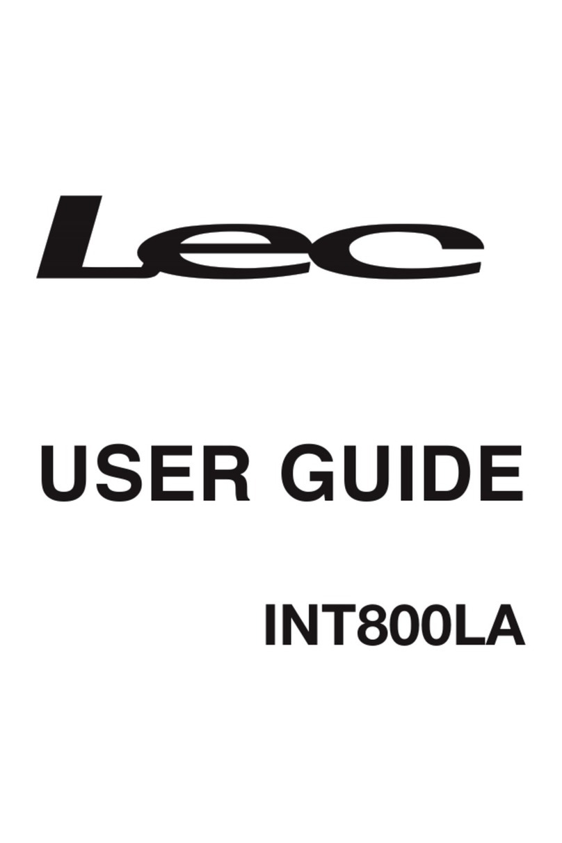 Lec+ INT800LA User manual