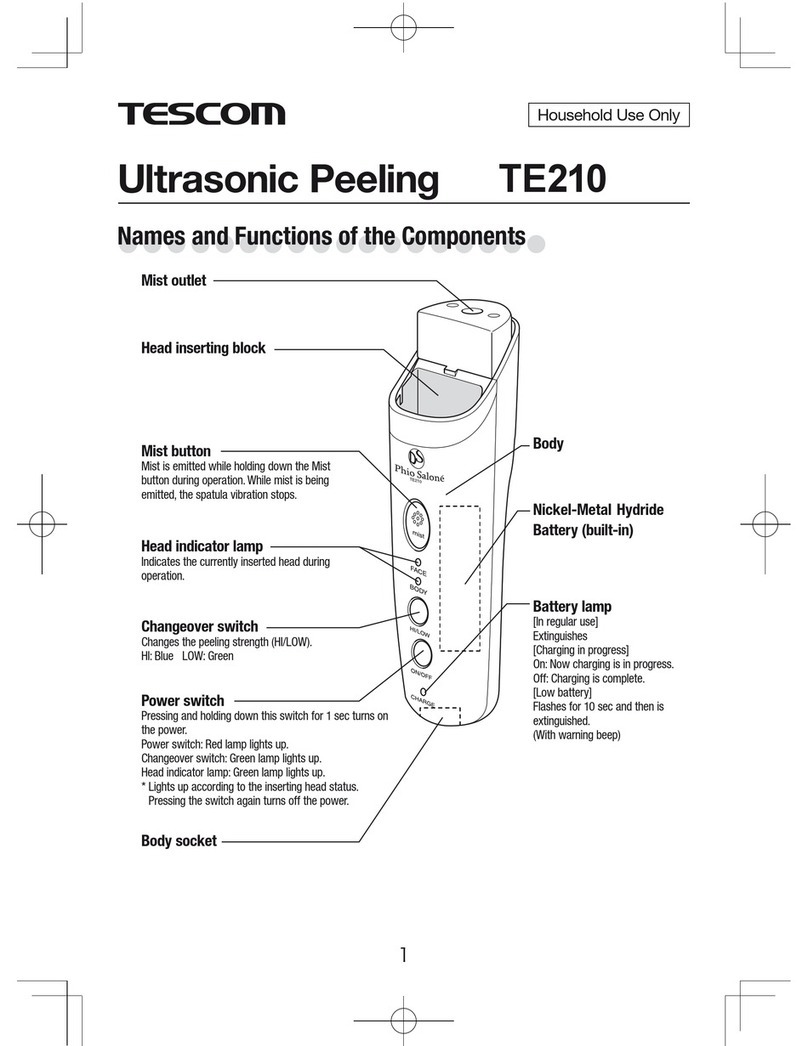 Tescom TE210 manual