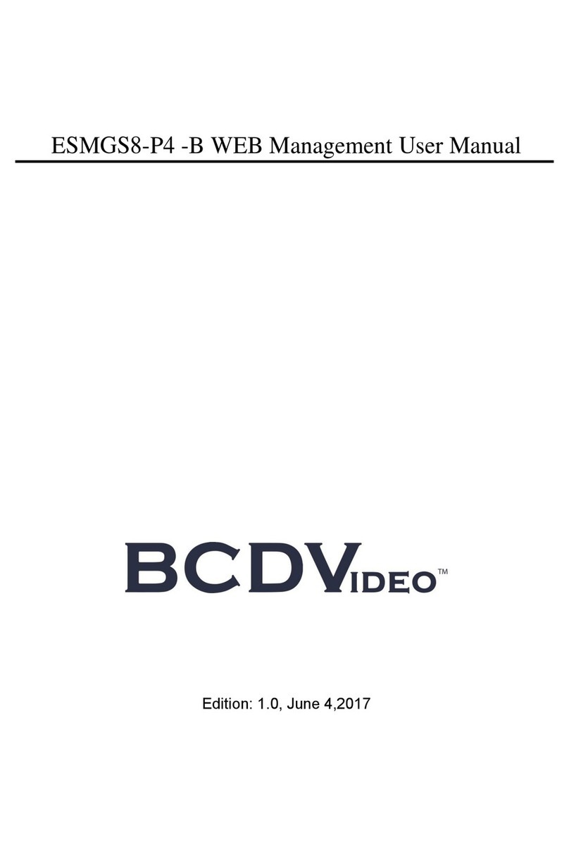 KBC ESMGS8-P4-B Series user manual