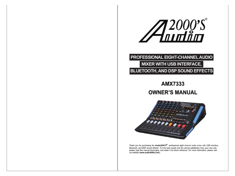 Audio 2000 AMX7333 owner's manual