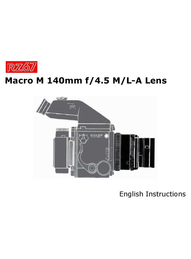 Mamiya RZ67 instruction manual