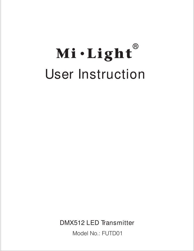 Milight FUTD01 User instructions