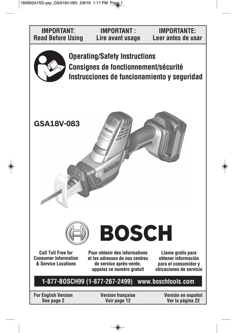 Bosch GSA18V-083 Assembly instructions