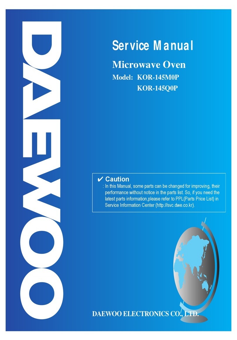 Daewoo KOR-145M0P Service manual