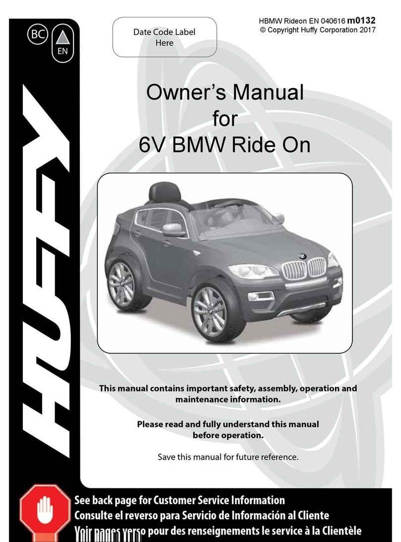 Huffy 6V BMW Ride On User manual