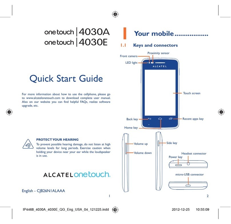 Alcatel 4030A User manual