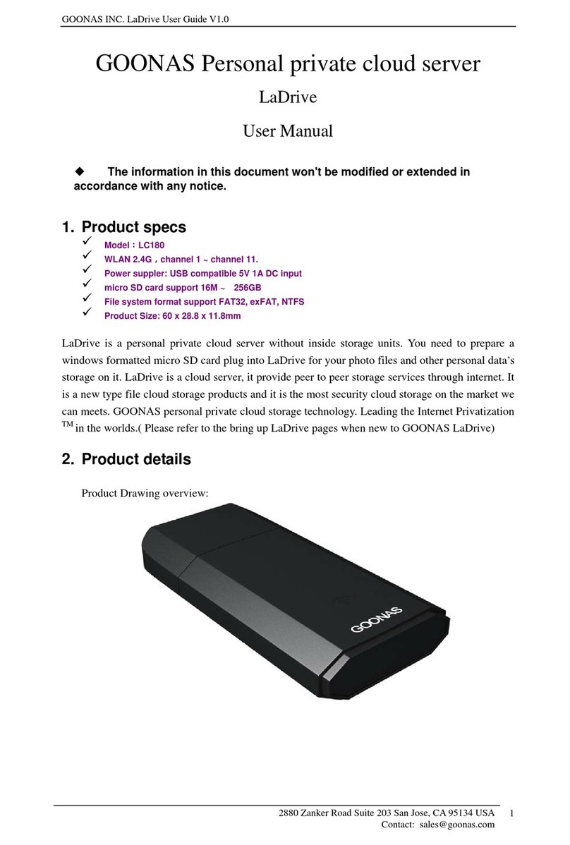 Goonas LC180 user manual