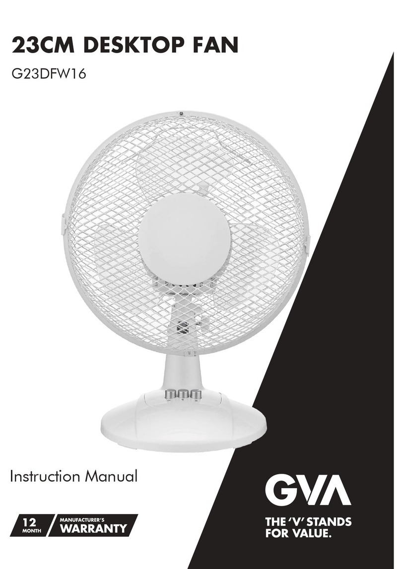 GVA G23DFW16 instruction manual