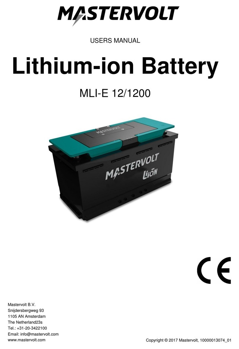 Mastervolt MLI-E 12/1200 User manual Mastervolt MLI-E 12/1200 User manual