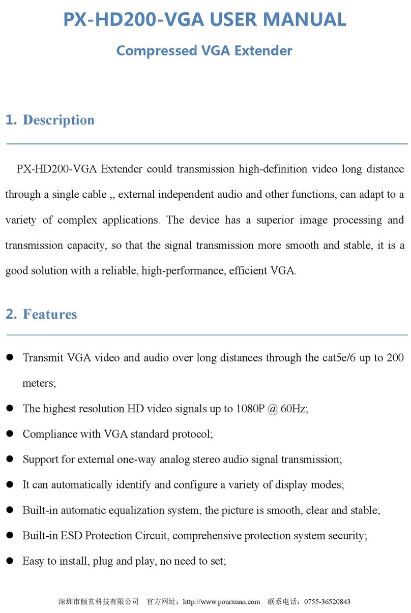 PourXuan PX-HD200-VGA user manual
