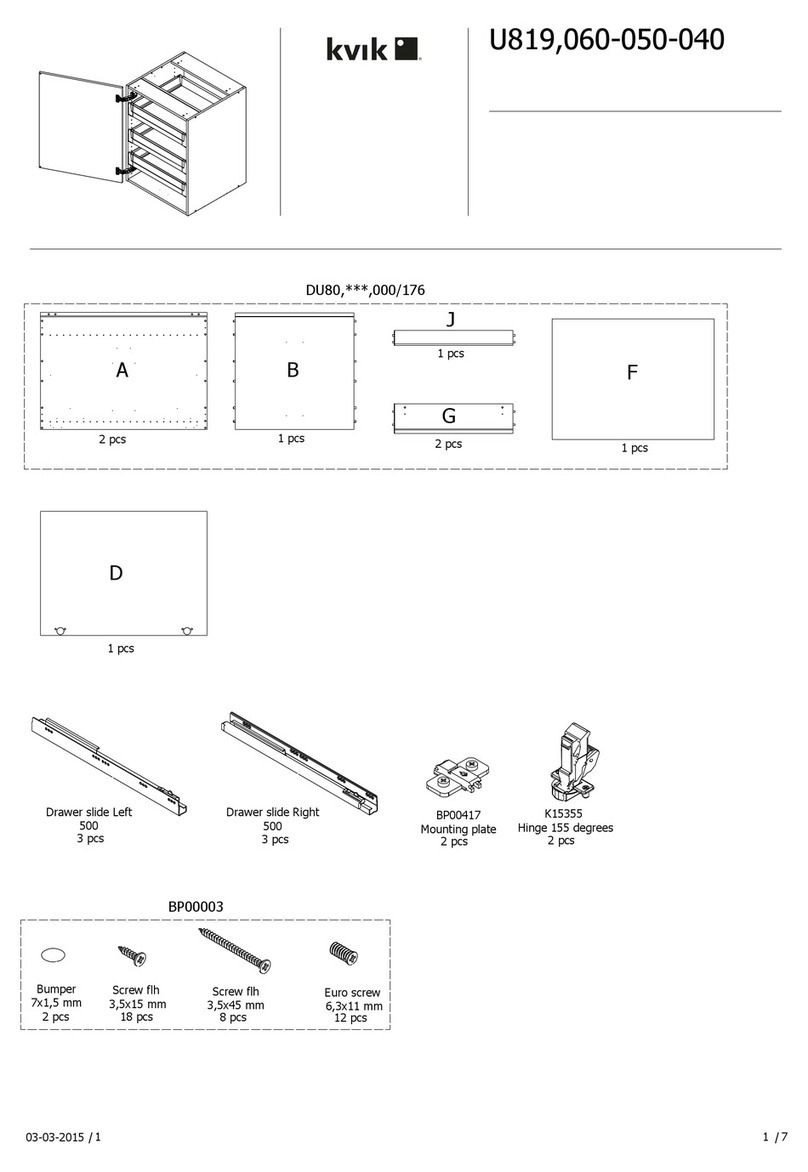 Kvik U819,060 User manual
