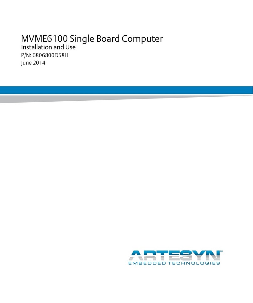 Artesyn MVME6100 Installation and use