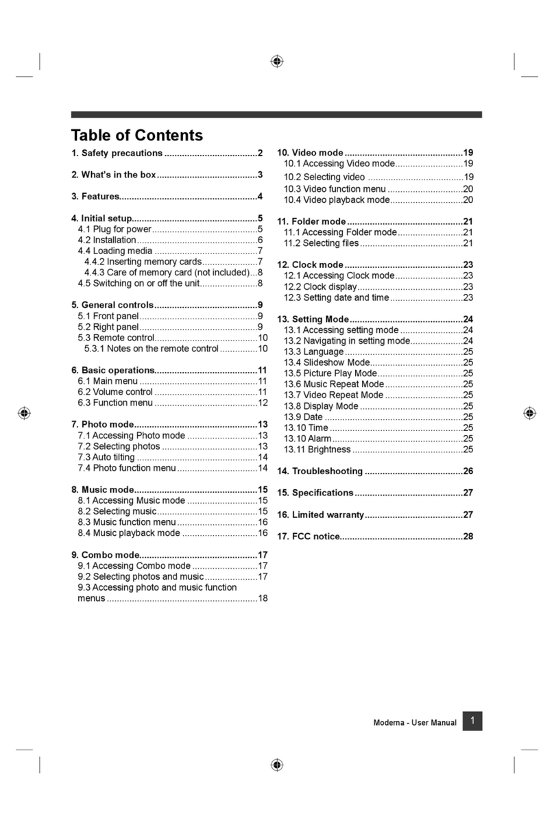 Ality Moderna user manual