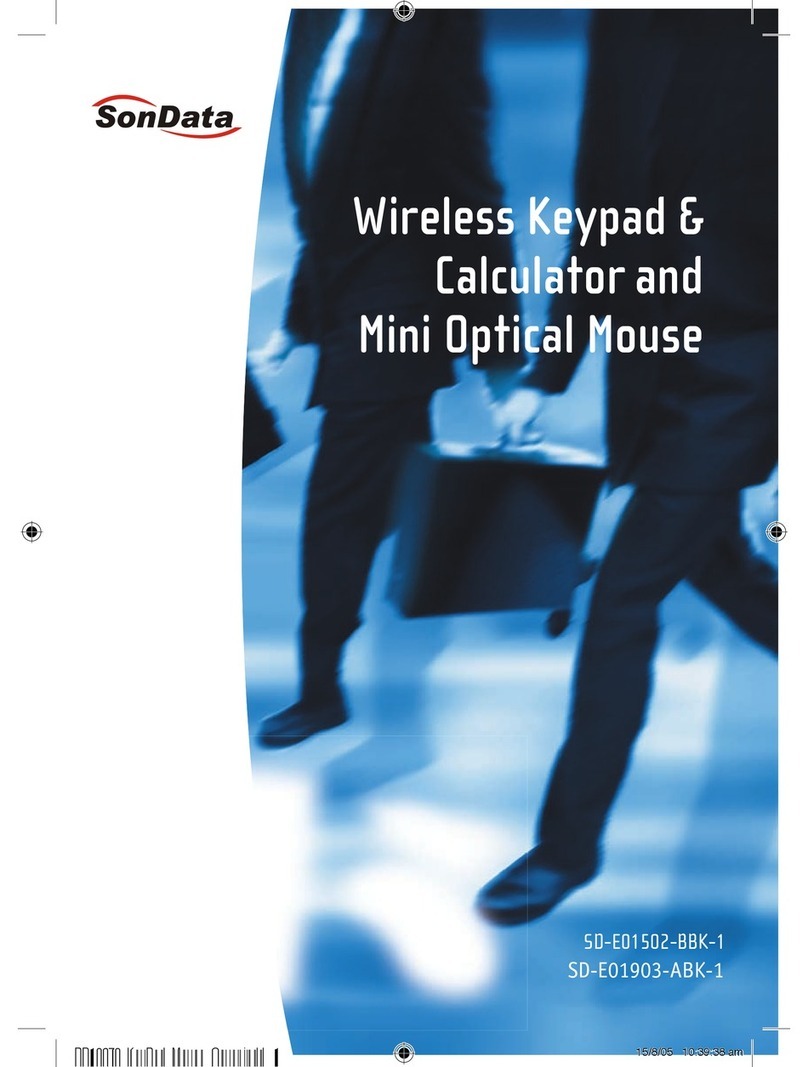 SonData SD-E01502-BBK-1 user manual