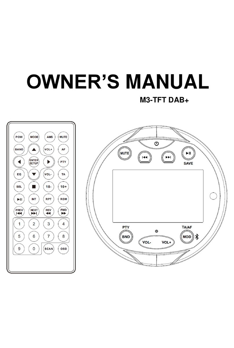 Eastern Partner M3-TFT DAB+ owner's manual