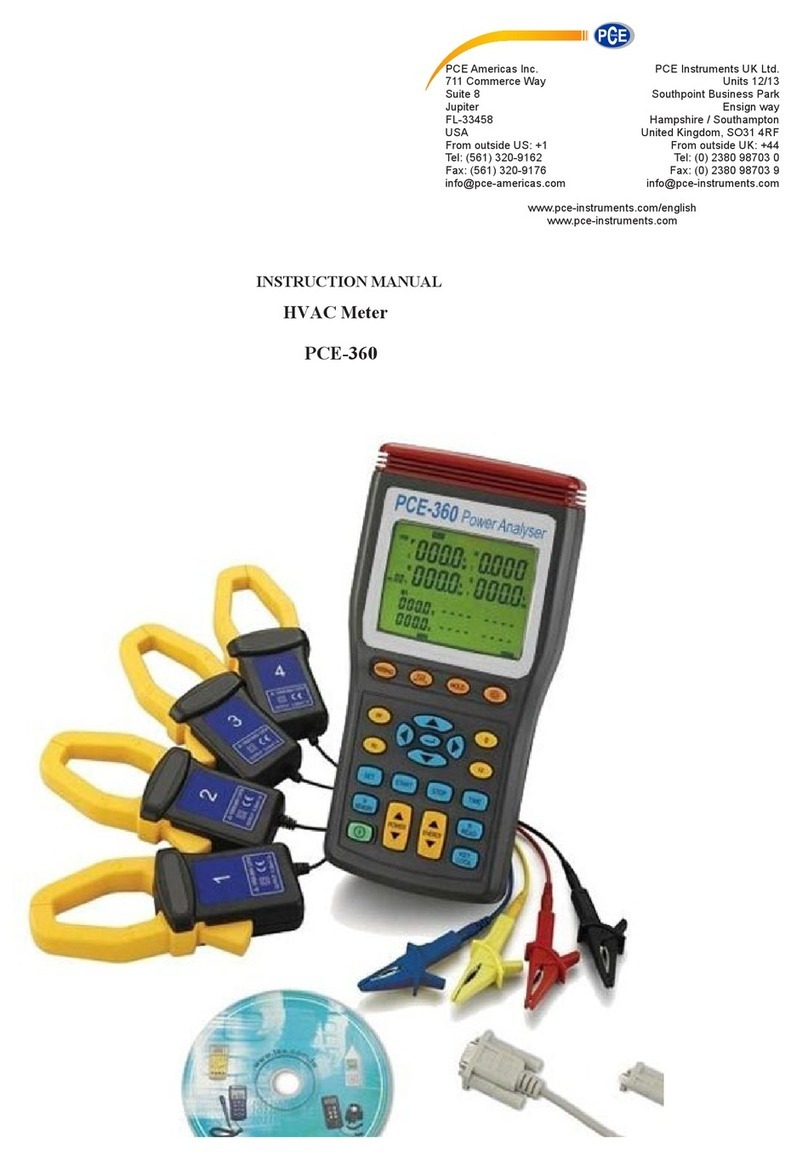 PCE Instruments PCE-360 User manual PCE Instruments PCE-360 User manual