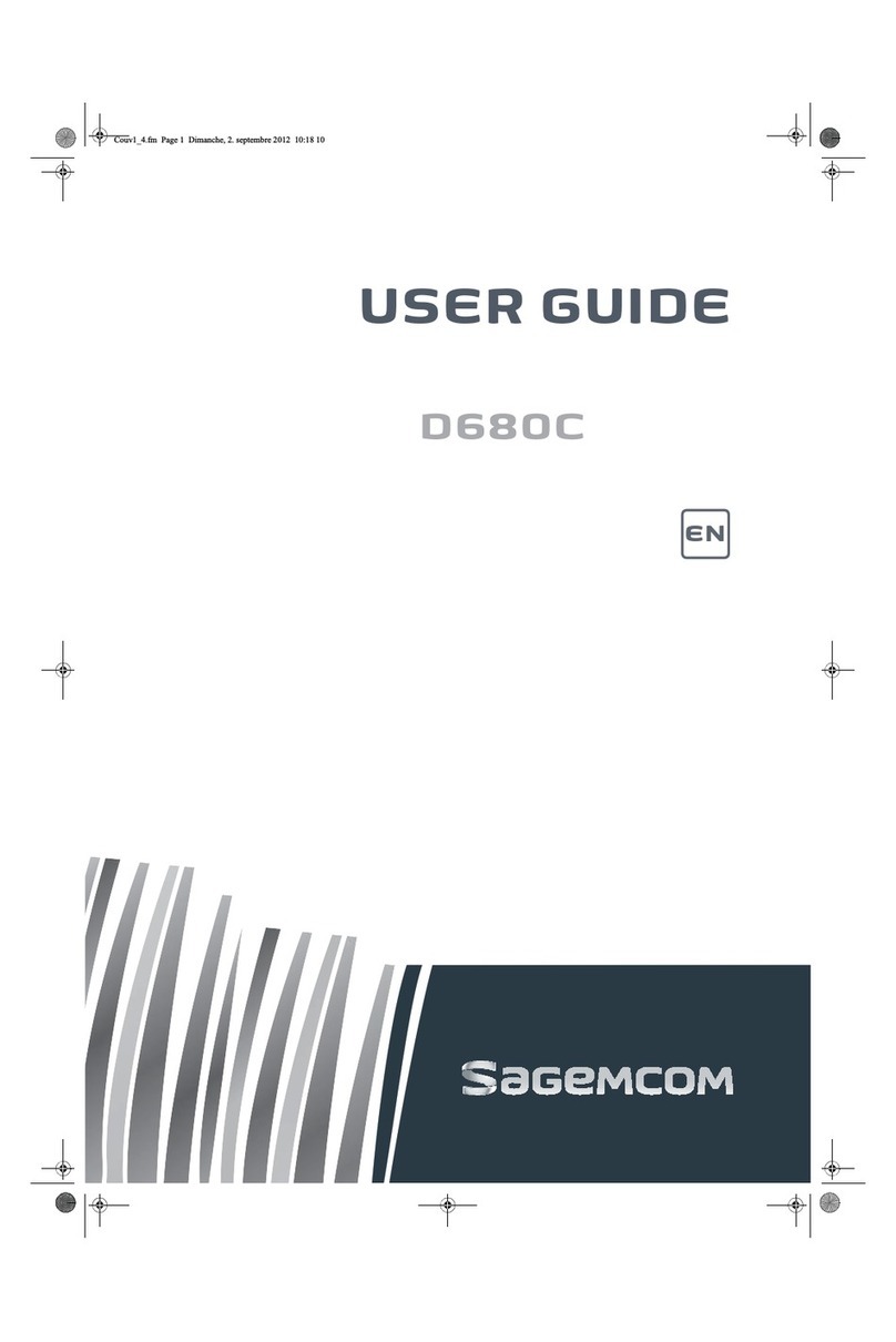 SAGEMCOM D680C Solo user guide