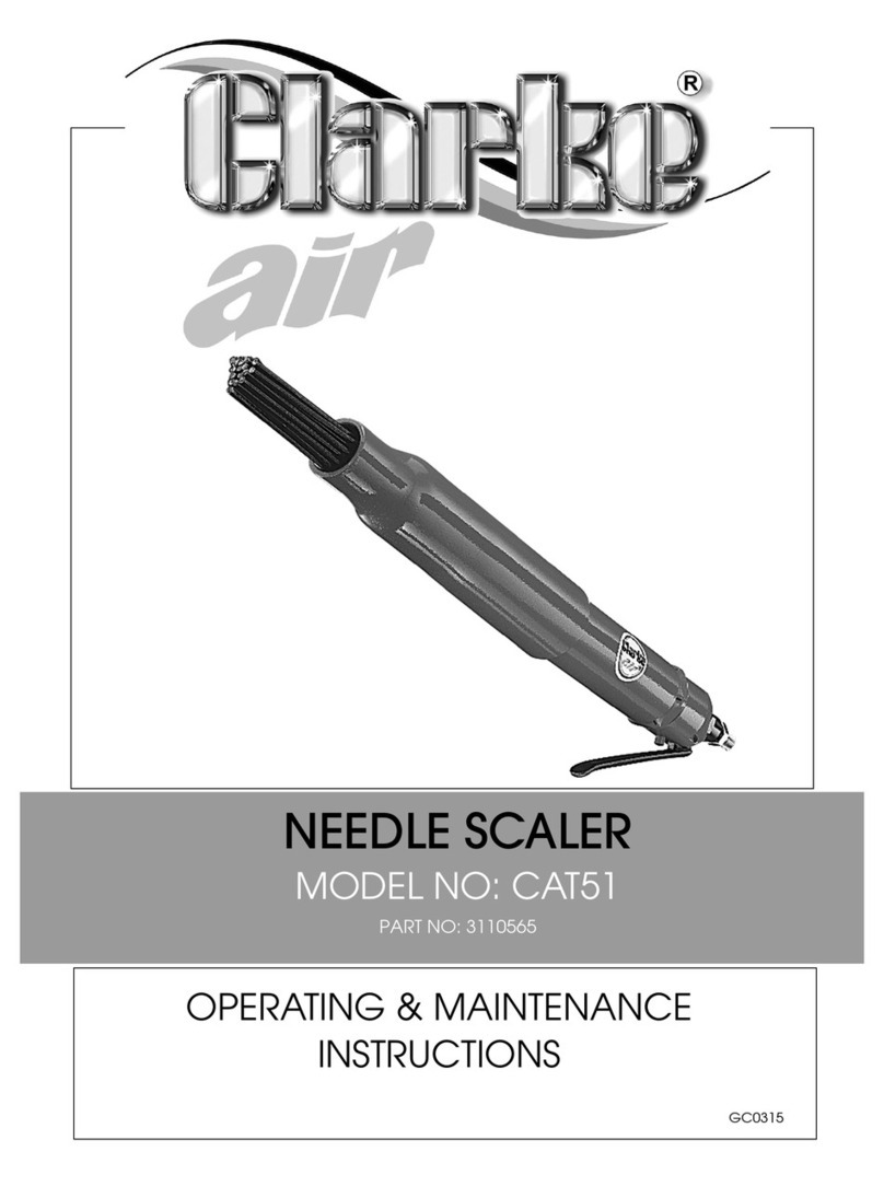 Clarke CAT51 Operating & maintenance instructions