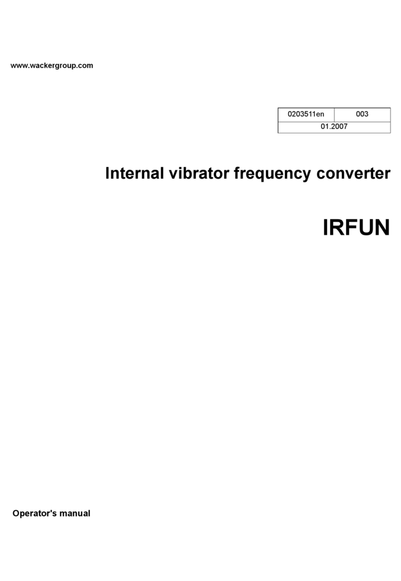 WACKER Group IRFUN 38/115 Operator's manual