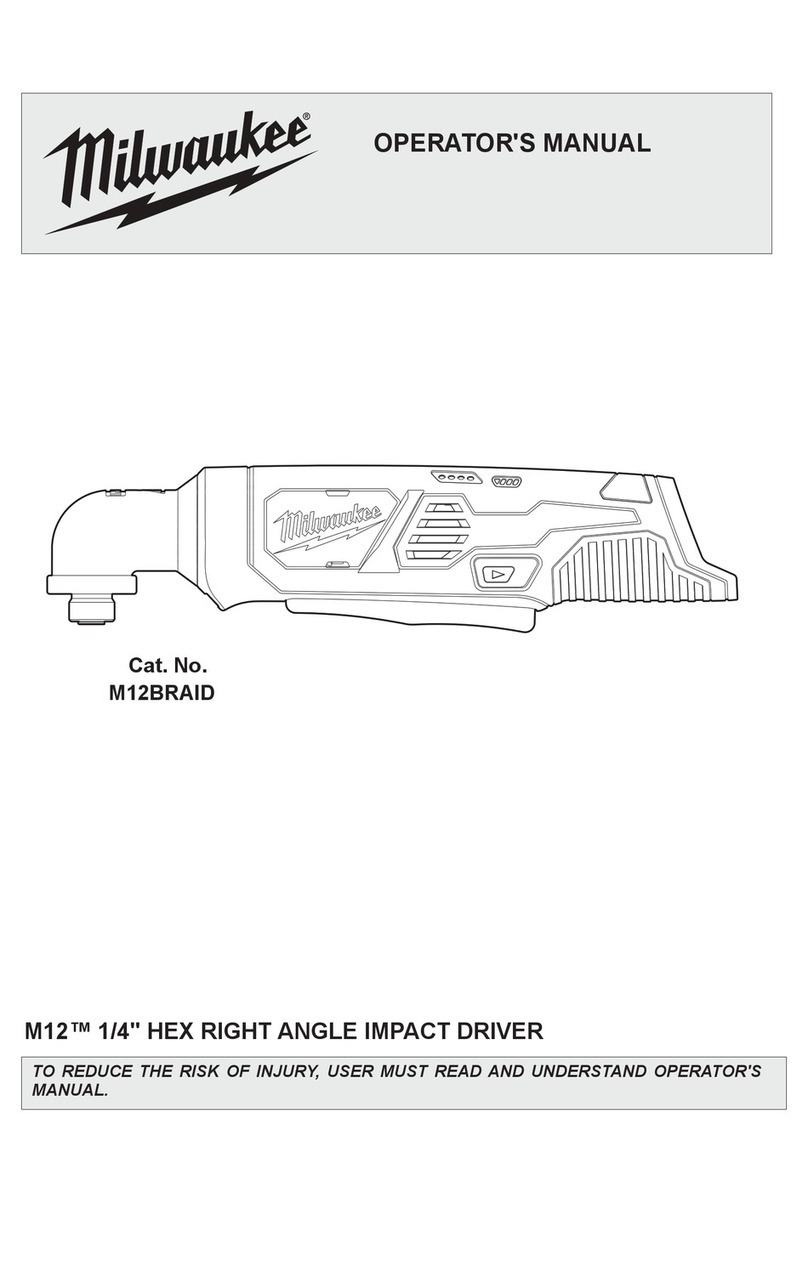 Milwaukee M12BRAID Operator's manual