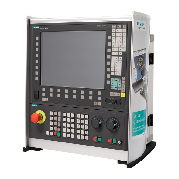 Siemens SINUMERIK 840D sl operating instructions