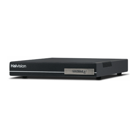 Haivision Makito X User manual